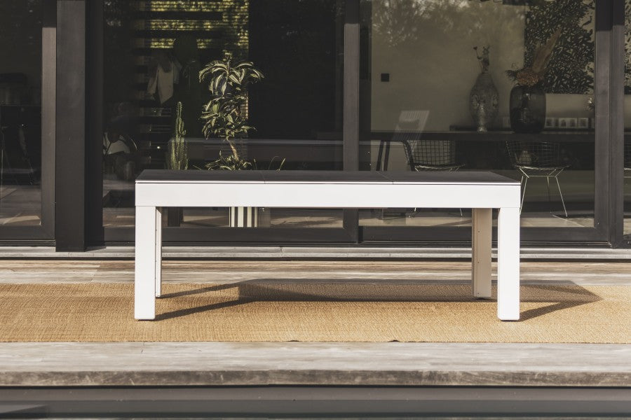 Abdeckplatte, 7 ft. (Fuß), Steindekor für weißen Cornilleau Classic Outdoor Billardtisch