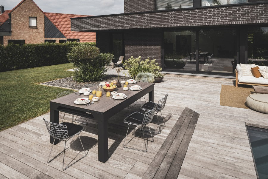 Abdeckplatte, 7 ft. (Fuß), Holzdekor für schwarzen Cornilleau Classic Outdoor Billardtisch