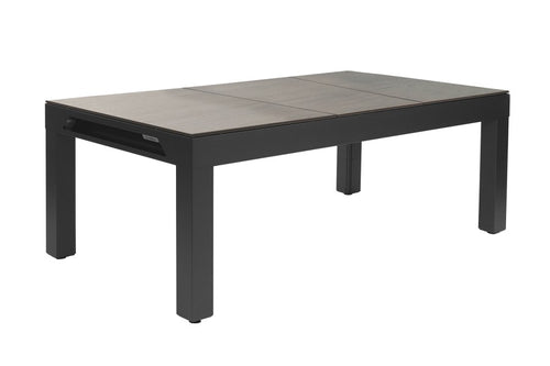 Abdeckplatte, 7 ft. (Fuß), Holzdekor für schwarzen Cornilleau Classic Outdoor Billardtisch