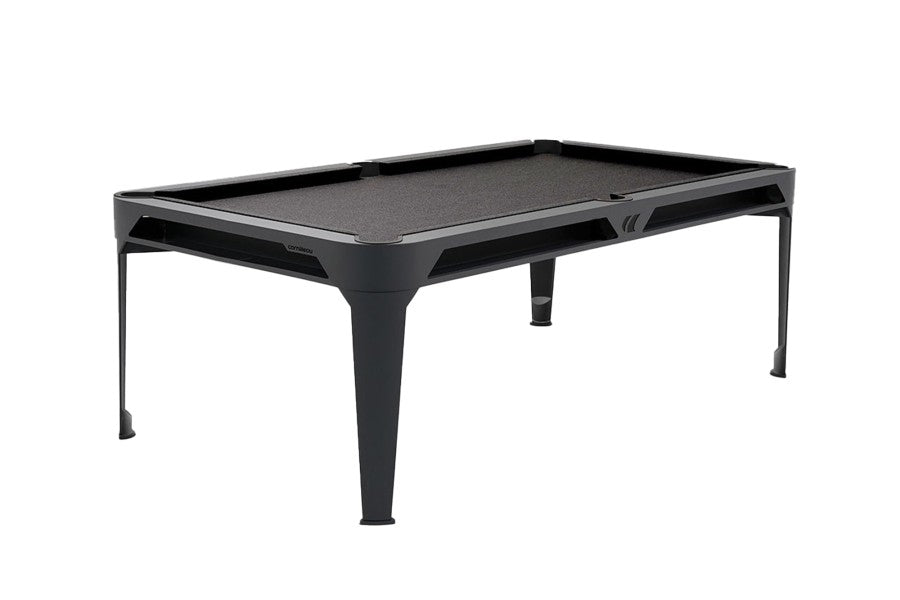 Billardtisch, Pool, Cornilleau Hyphen Outdoor, 7 ft. (Fuß), schwarz, Spielfläche: Dunkelgrau, Taschen: Schwarz