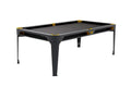 Billardtisch, Pool, Cornilleau Hyphen Outdoor, 7 ft. (Fuß), schwarz, Spielfläche: Dunkelgrau, Taschen: Senf