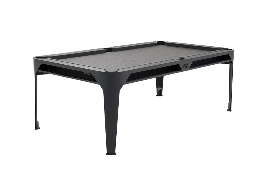 Billardtisch, Pool, Cornilleau Hyphen Outdoor, 7 ft. (Fuß), schwarz, Spielfläche: Hellgrau, Taschen: Schwarz