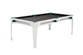 Billardtisch, Pool, Cornilleau Hyphen Outdoor, 7 ft. (Fuß), weiß, Spielfläche: Dunkelgrau, Taschen: Meergrün