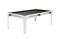 Billardtisch, Pool, Cornilleau Hyphen Outdoor, 7 ft. (Fuß), weiß, Spielfläche: Dunkelgrau, Taschen: Terrakotta