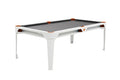Billardtisch, Pool, Cornilleau Hyphen Outdoor, 7 ft. (Fuß), weiß, Spielfläche: Hellgrau, Taschen: Terrakotta