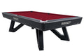 Billardtisch, Pool, Rasson Wolf, 9 ft. (Fuß), schwarz, MATCHROOM Taschenmaß, Simonis 760 burgund