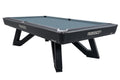 Billardtisch, Pool, Rasson Wolf, 9 ft. (Fuß), schwarz, EPBF Taschenmaß, Simonis 860 puderblau