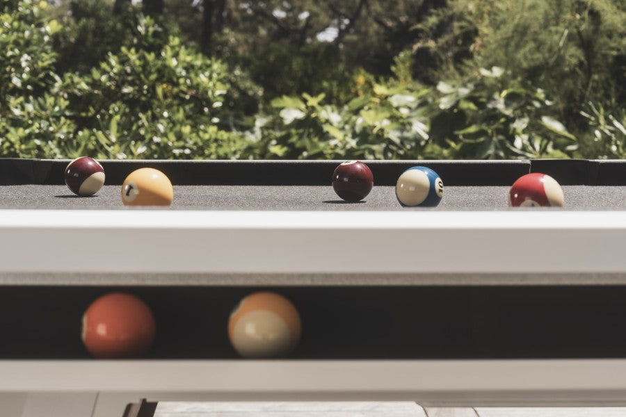 Billardtisch, Pool, Cornilleau Origin Outdoor, 7 ft. (Fuß), weiß