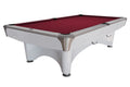 Billardtisch, Pool, Dynamic IV, 9 ft. (Fuß), glänzend-weiß, Simonis 860 burgund