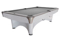 Billardtisch, Pool, Dynamic IV, 9 ft. (Fuß), glänzend-weiß, Simonis 860 grau