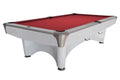 Billardtisch, Pool, Dynamic IV, 9 ft. (Fuß), glänzend-weiß, Simonis 860 rot