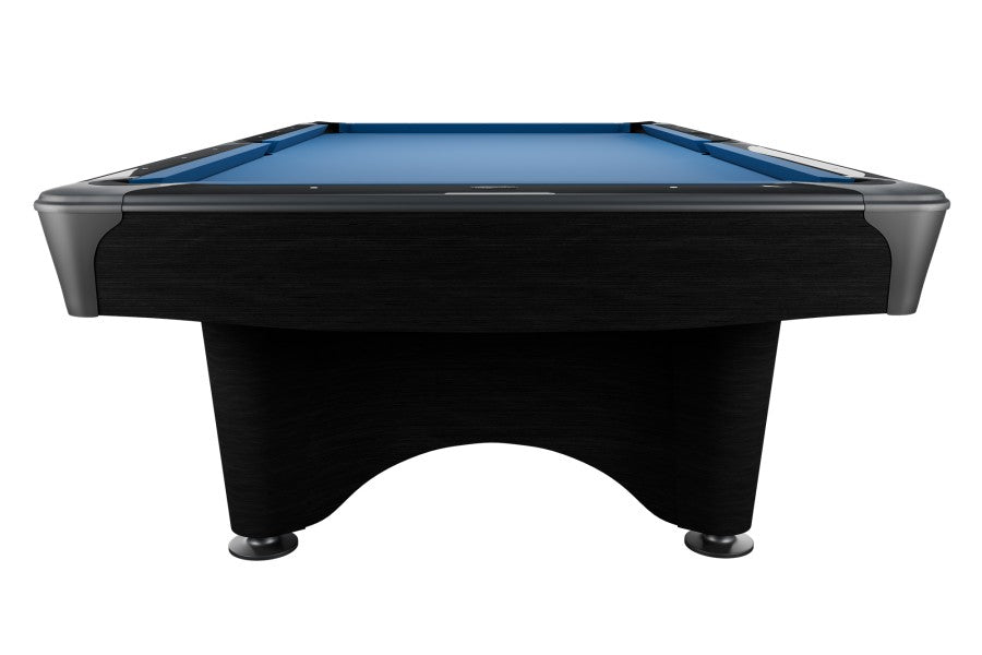 Billardtisch, Pool, Dynamic IV, 9 ft. (Fuß), matt-schwarz, Simonis 760 grau