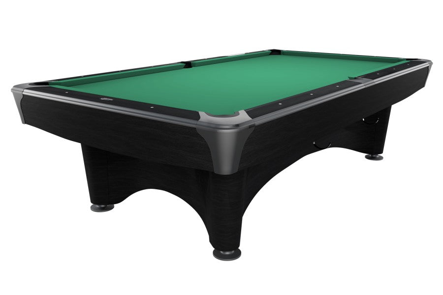 Billardtisch, Pool, Dynamic IV, 9 ft. (Fuß), matt-schwarz, Simonis 860 gelbgrün