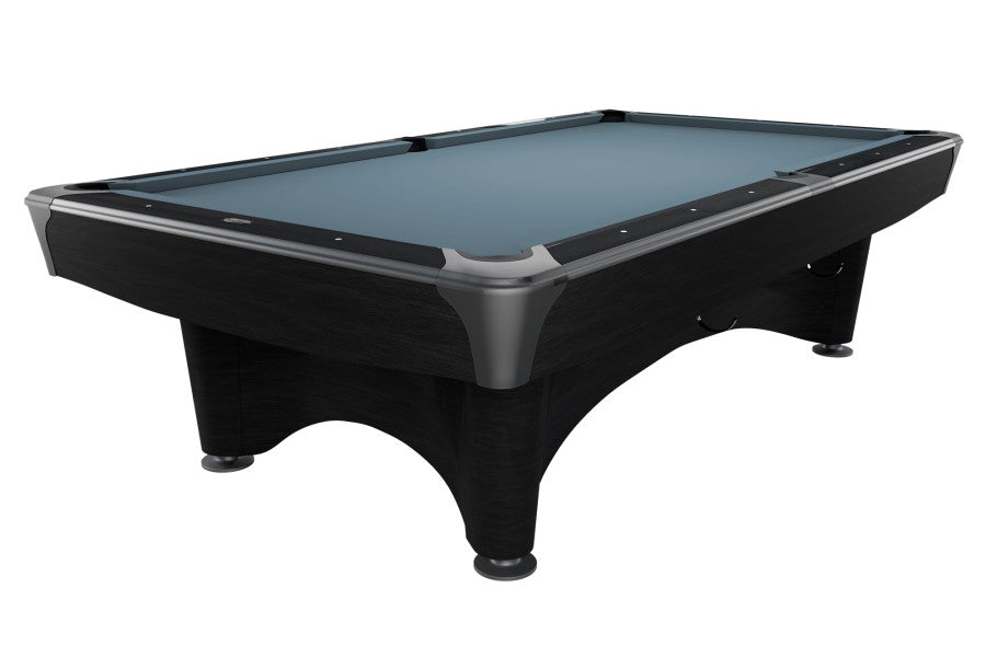 Billardtisch, Pool, Dynamic IV, 9 ft. (Fuß), matt-schwarz, Simonis 760 puderblau