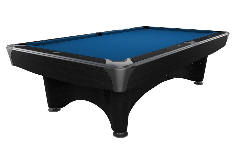 Billardtisch, Pool, Dynamic IV, 9 ft. (Fuß), matt-schwarz, Simonis 860 royalblau
