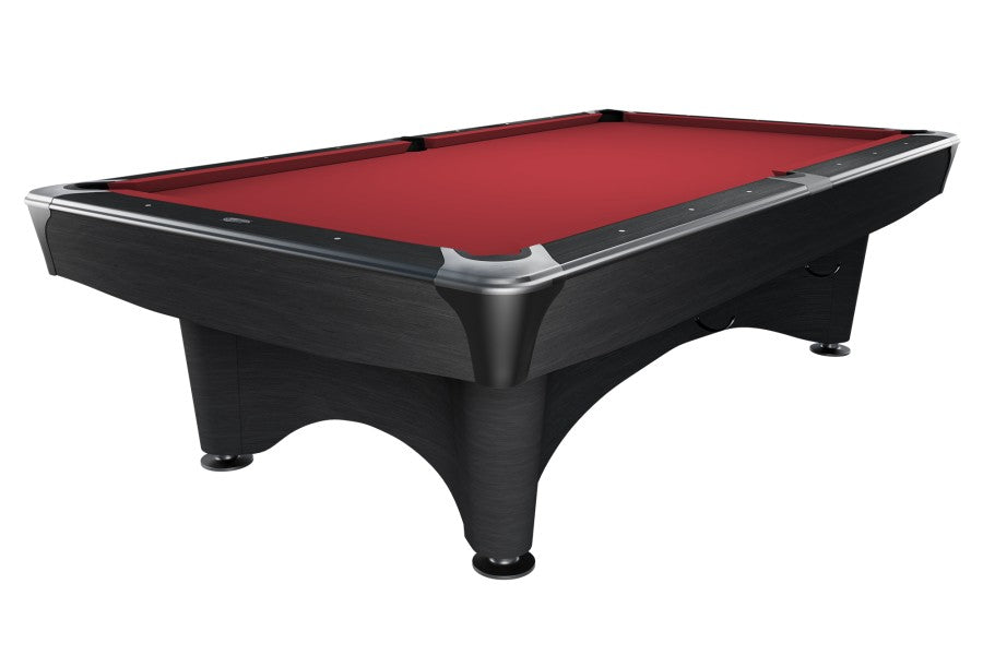 Billardtisch, Pool, Dynamic IV, 9 ft. (Fuß), grau, Simonis 760 rot