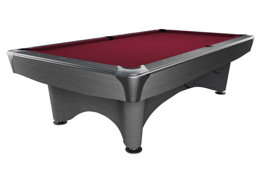 Billardtisch, Pool, Dynamic IV, 9 ft. (Fuß), hellgrau, Simonis 760 burgund