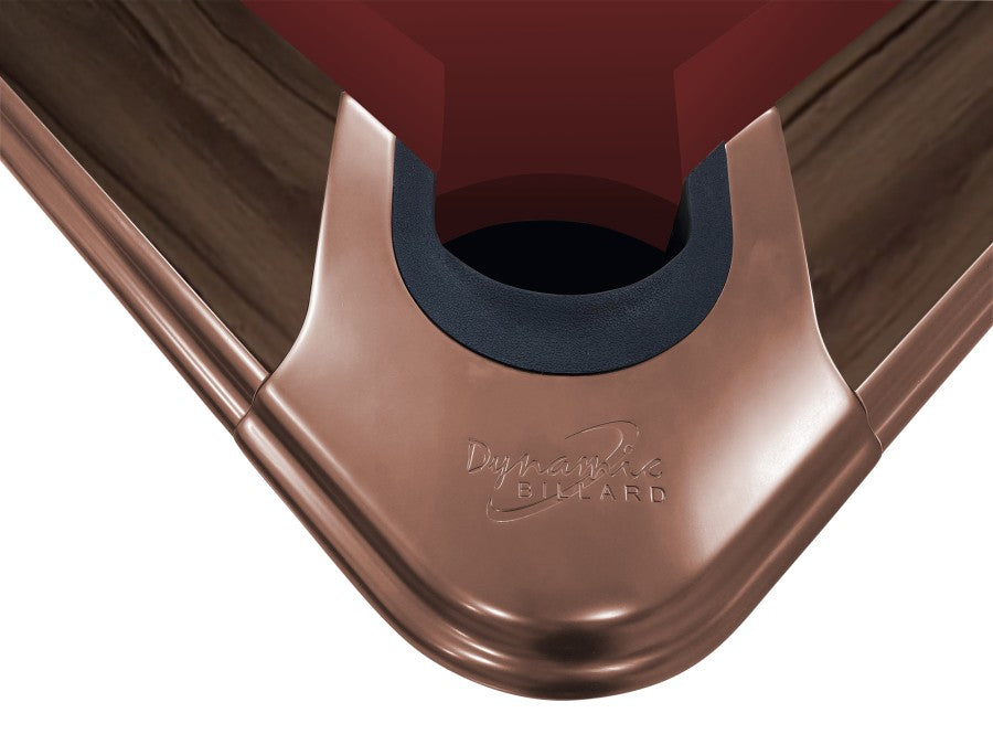 Billardtisch, Pool, Dynamic IV, modern-braun, 8 ft., Simonis 860 blaugrün