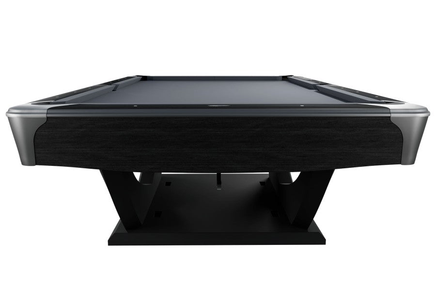 Billardtisch, Pool, Dynamic Axion, 9 ft. (Fuß), matt-schwarz, Simonis 760 gelbgrün