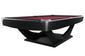 Billardtisch, Pool, Dynamic Axion, 9 ft. (Fuß), matt-schwarz, Simonis 860 burgund
