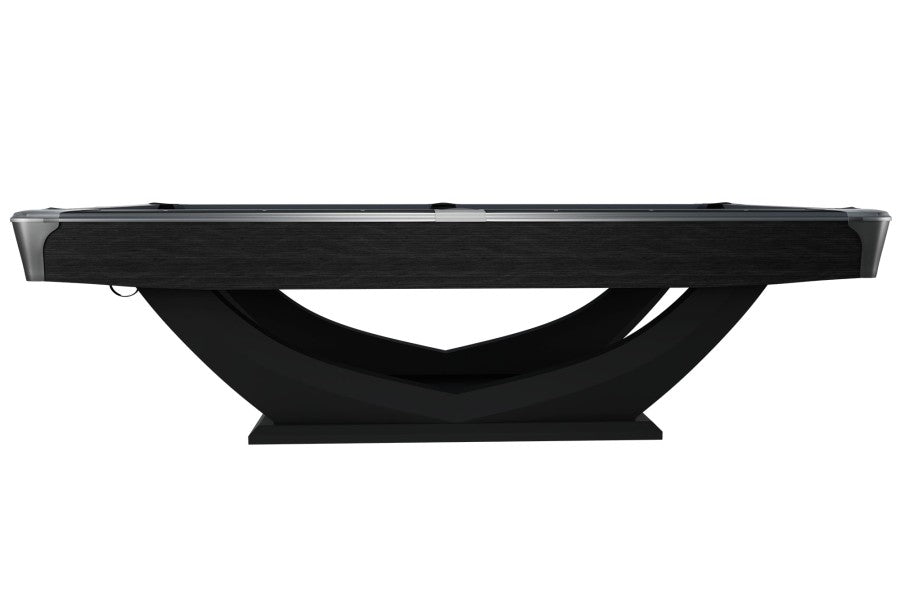 Billardtisch, Pool, Dynamic Axion, 9 ft. (Fuß), matt-schwarz, Simonis 760 grau
