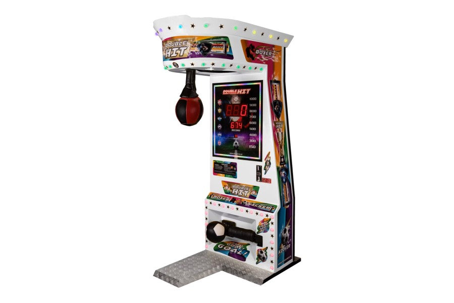 Pro Games Kickboxautomat, Double Hit, weiß
