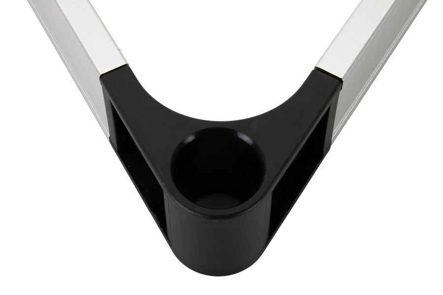 Dreieck, Pool, RackStar, Aluminium, schwarz, 57,2 mm, silber