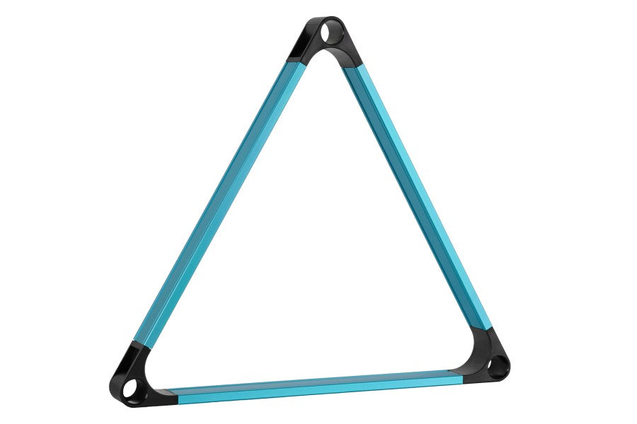 Dreieck, Pool, RackStar, Aluminium, schwarz, 57,2 mm, blau