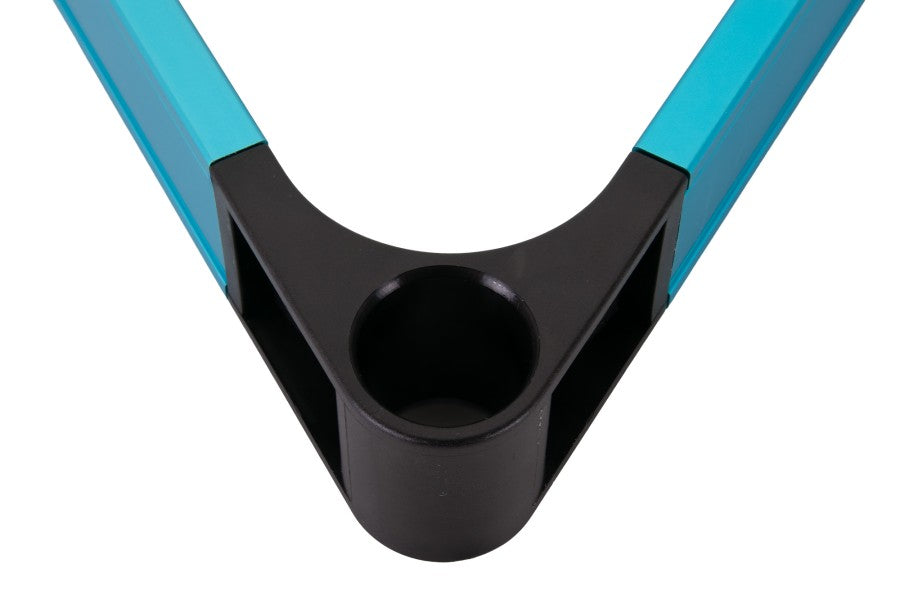 Dreieck, Pool, RackStar, Aluminium, schwarz, 57,2 mm, blau