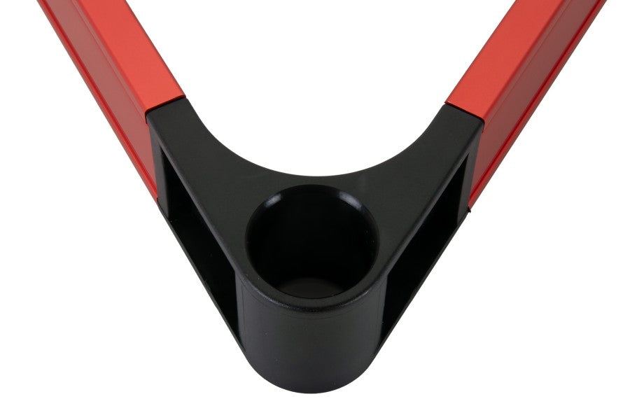 Dreieck, Pool, RackStar, Aluminium, schwarz, 57,2 mm, rot