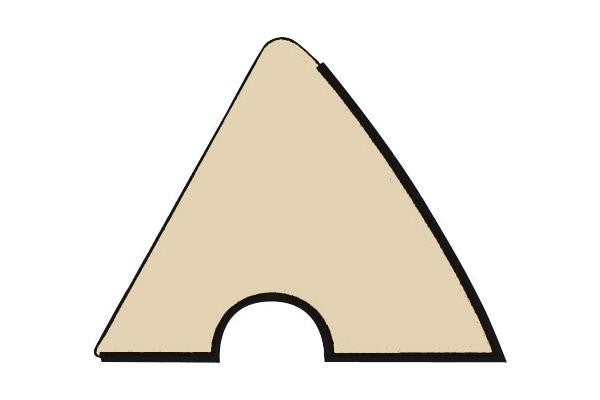 Bandengummi, Pool, K-55, 48 Zoll, 121,92 cm, 6 Stück (Set)