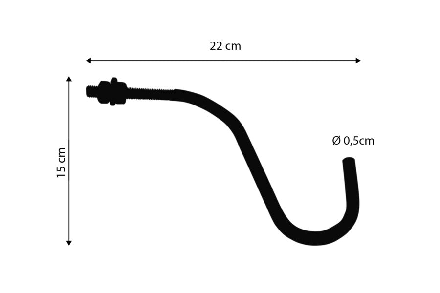 Halter für Billard Queuebrücken Holzstiel, verstellbar, gold