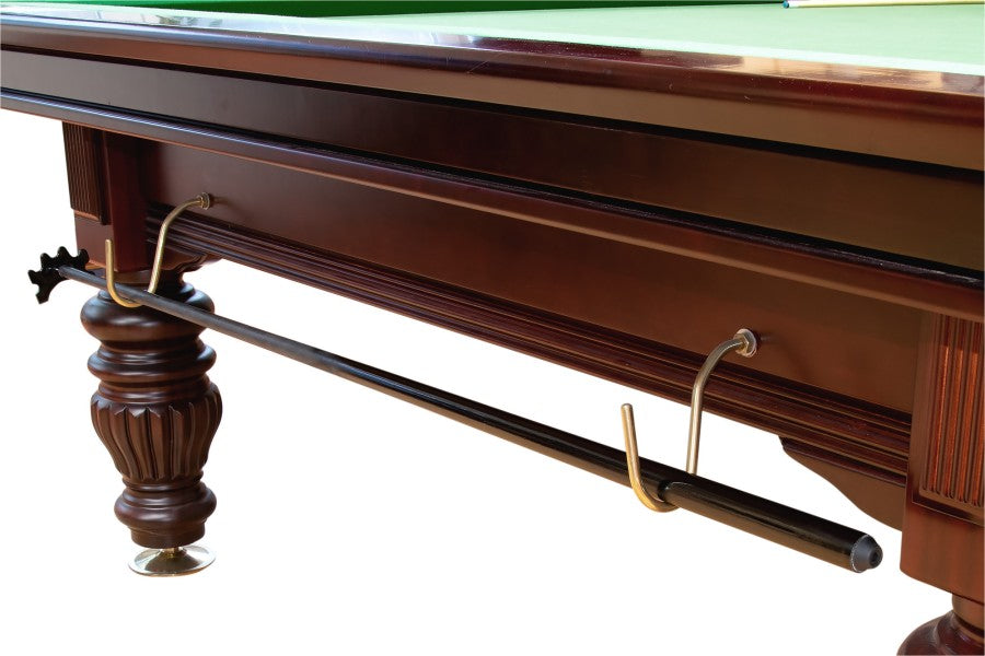 Halter für Billard Queuebrücken Holzstiel, verstellbar, gold