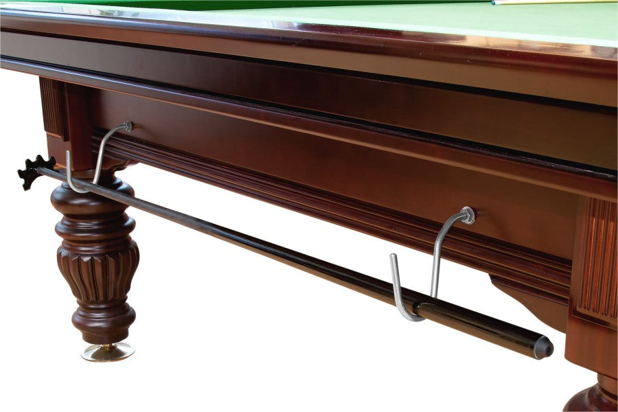 Halter für Billard Queuebrücken Holzstiel, verstellbar, gold