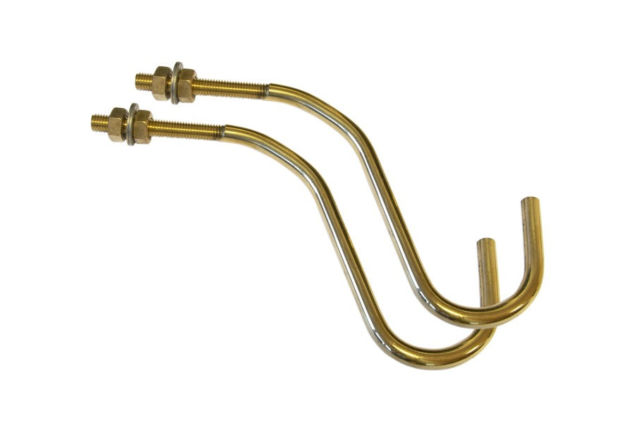 Halter für Billard Queuebrücken Holzstiel, verstellbar, gold
