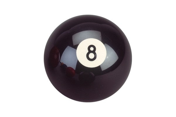 Billardkugel, Pool, Nr. 8, schwarz, 57,2 mm