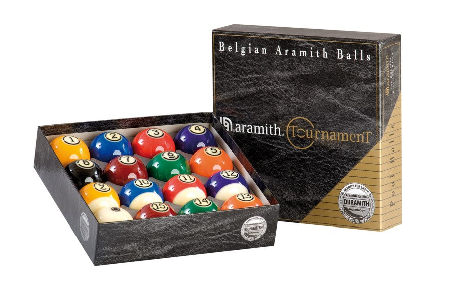 Billardkugelset, Pool, Aramith Tournament, 57,2 mm