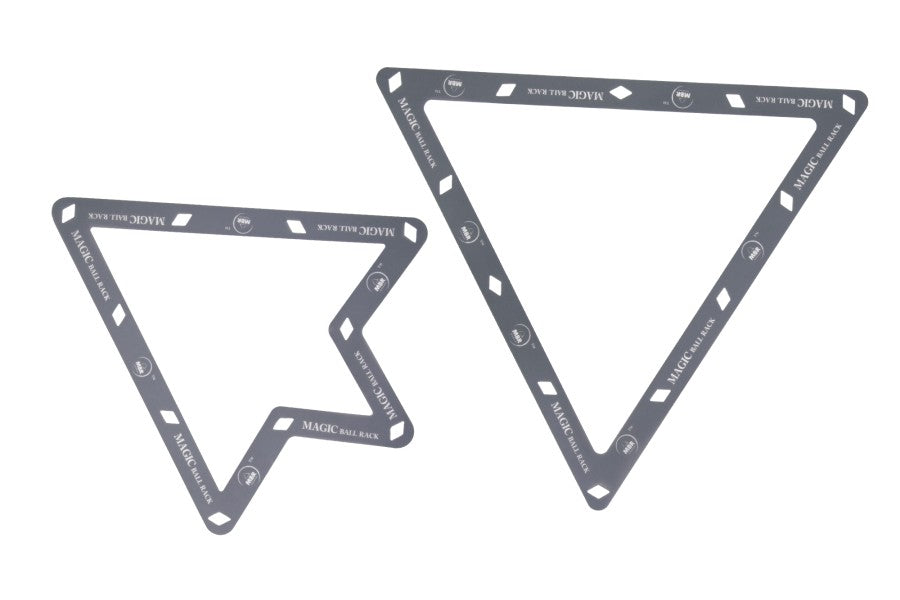 Aufbauhilfe, Pool, Original Magic Ball Rack Combo Set (8-/9-/10-Ball), zweiteilig
