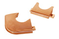 Rahmenecken, Pool, für Dynamic II + III, bronze, 4+2