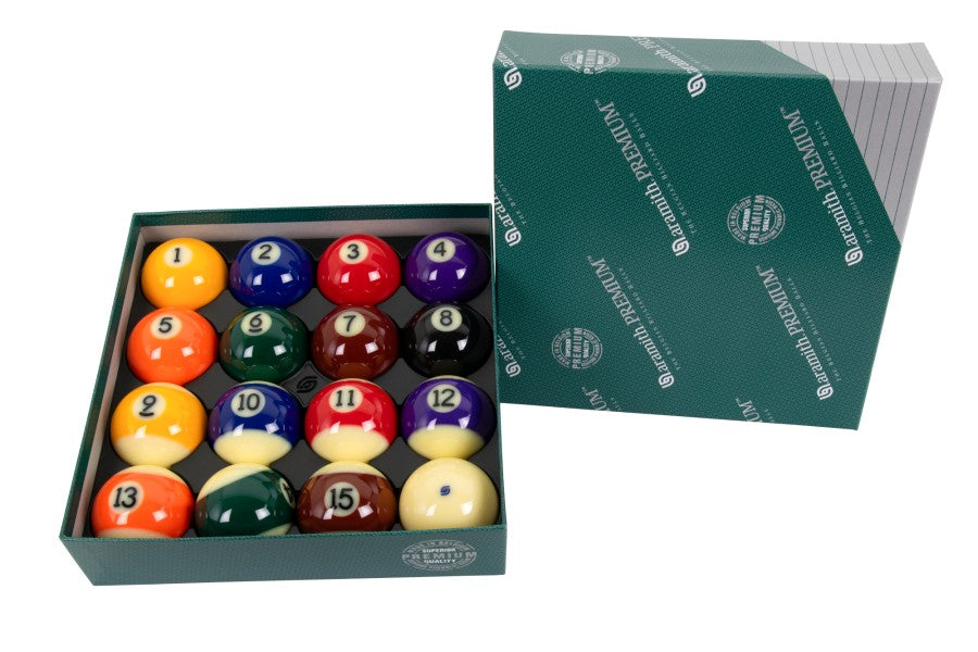 Billardkugelset, Pool, Aramith Premium, 57,2 mm