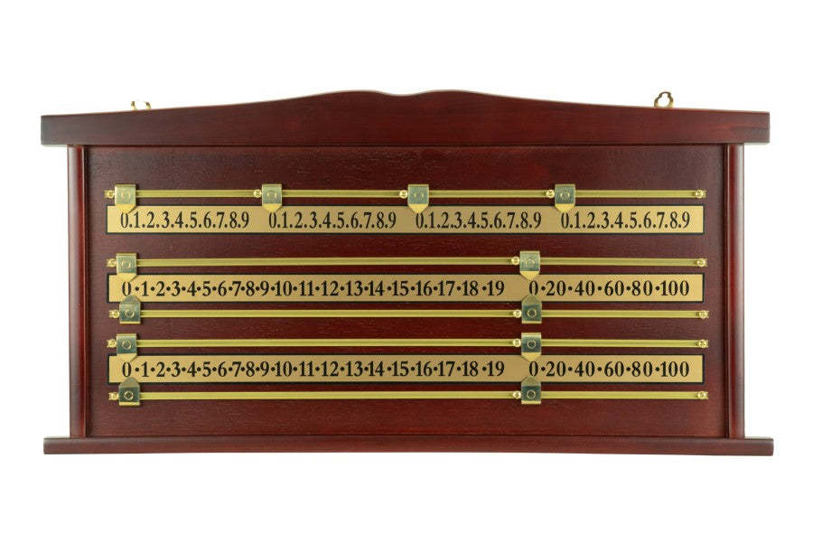 Snooker-Zähltafel, mahagoni