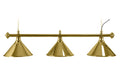 Billardlampe, Elegance, messing, 3 Schirme, Ø 35 cm, 150 cm
