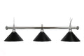 Billardlampe, Blacklight, schwarz, 3 Schirme, Ø 35 cm, 150 cm