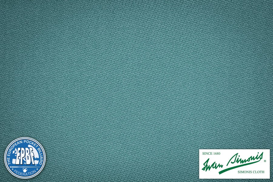 Billard-Tuch Simonis 860, 165 cm, puderblau
