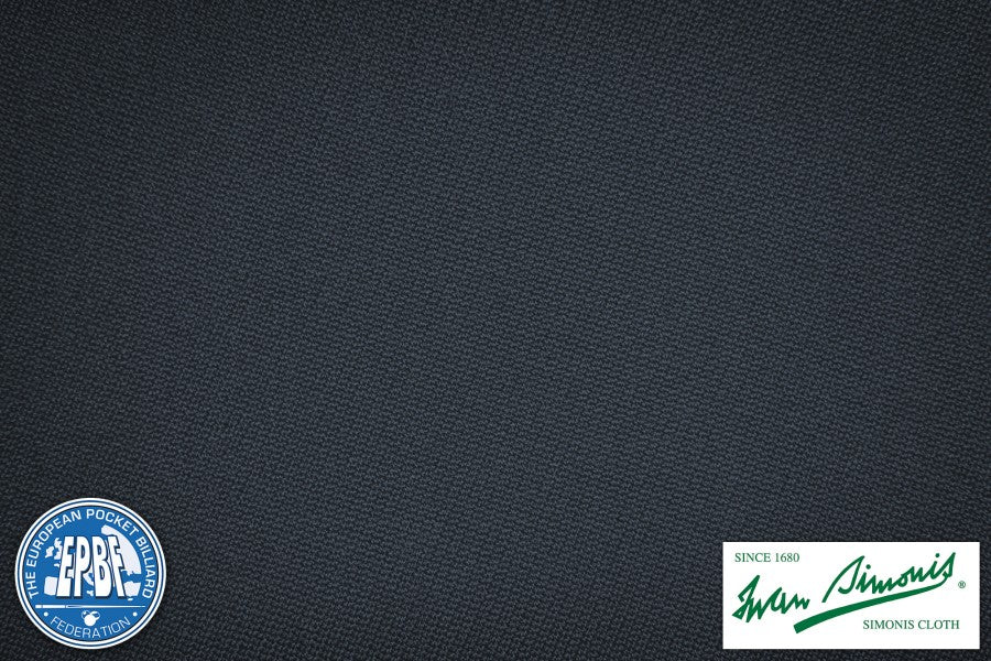 Billard-Tuch Simonis 760, 195 cm, schiefergrau
