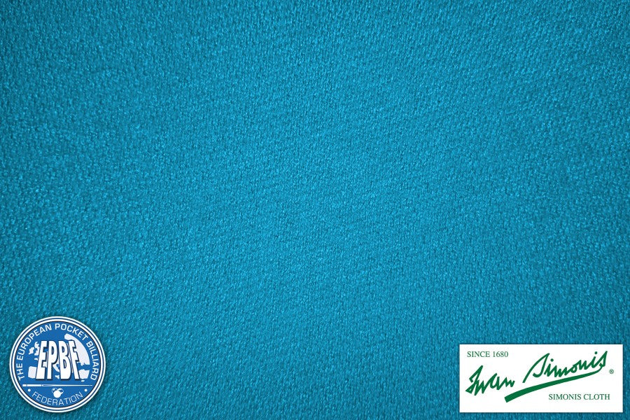 Billard-Tuch Simonis 860, 165 cm, turnierblau