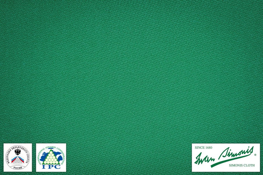 Billard-Tuch, Simonis Rus Pro 950, gelbgrün, 195 cm