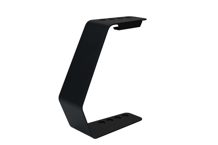 Billard Queueständer, Cornilleau, schwarz-grau, für 4 Queues + Dreieck