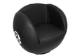 Sessel No. 8, kugelförmig, schwarz