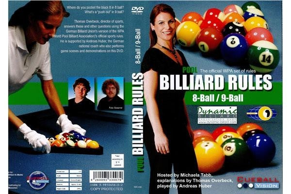 DVD, Pool Billiard Rules 8-Ball/9-Ball, englisch, 76 min.